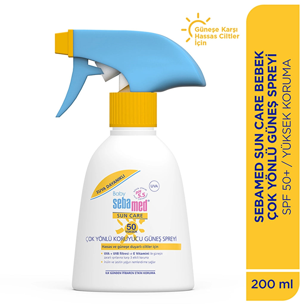 Sebamed Bebekler için Çok Yönlü Koruyucu Güneş Spreyi SPF 50 200 ml