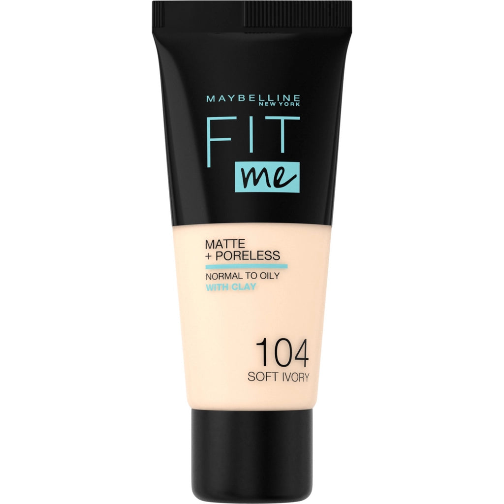 Maybelline New York Fit Me Matte+Poreless Fondöten 104 Soft Ivory