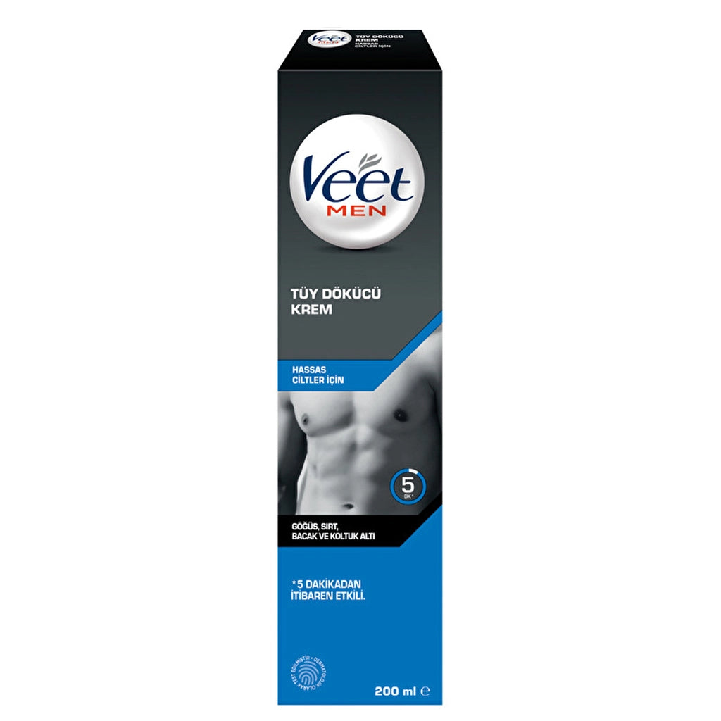 Veet Men Tüy Dökücü Krem Hassas Ciltler 200 ml