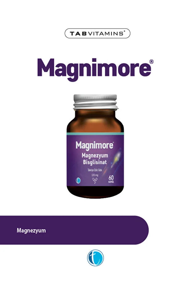 Magnimore Magnezyum Bisglisinat 60 Kapsül