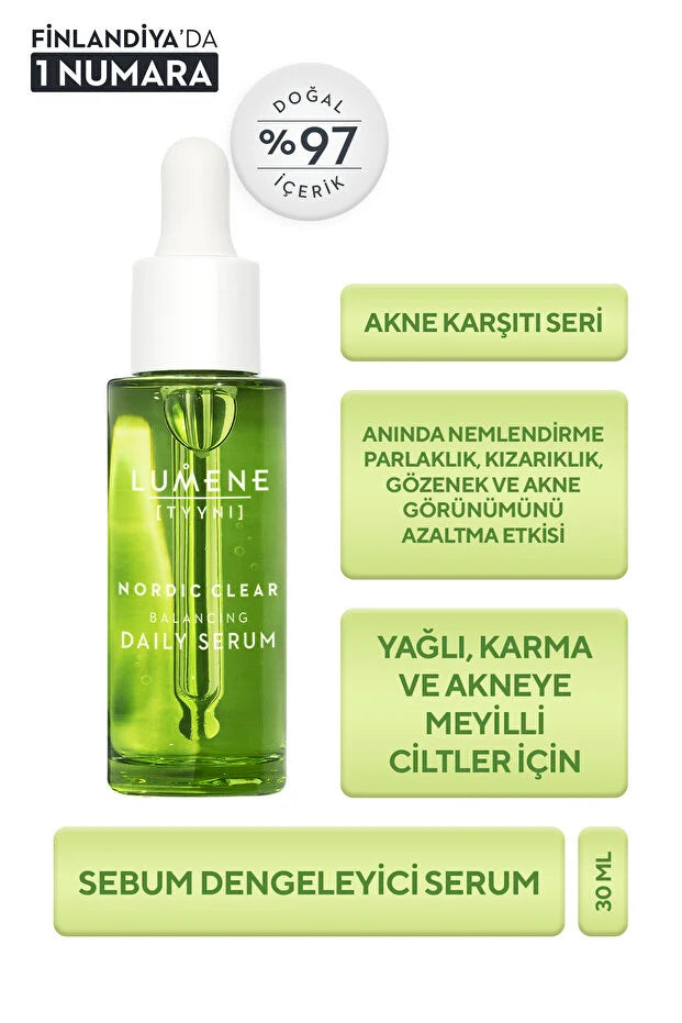Lumene Nordic Clear Sebum Dengeleyici Serum 30 ml