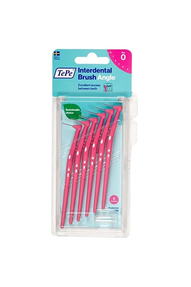 TePe Angle Pembe 0.4 mm 6'lı Arayüz Fırçası