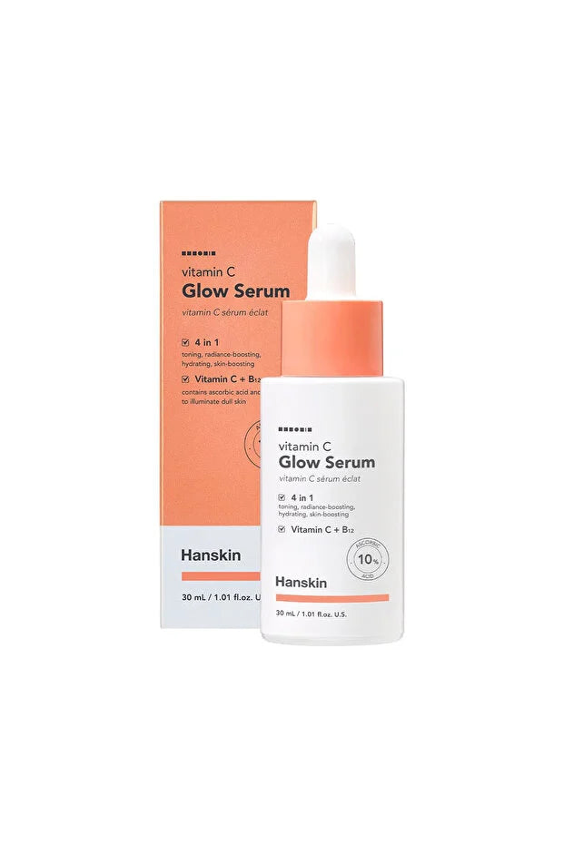 Hanskin Vitamin C Glow Serum- C Vitaminli Aydınlatıcı Serum /%10 Askorbik Asit / 30 ml