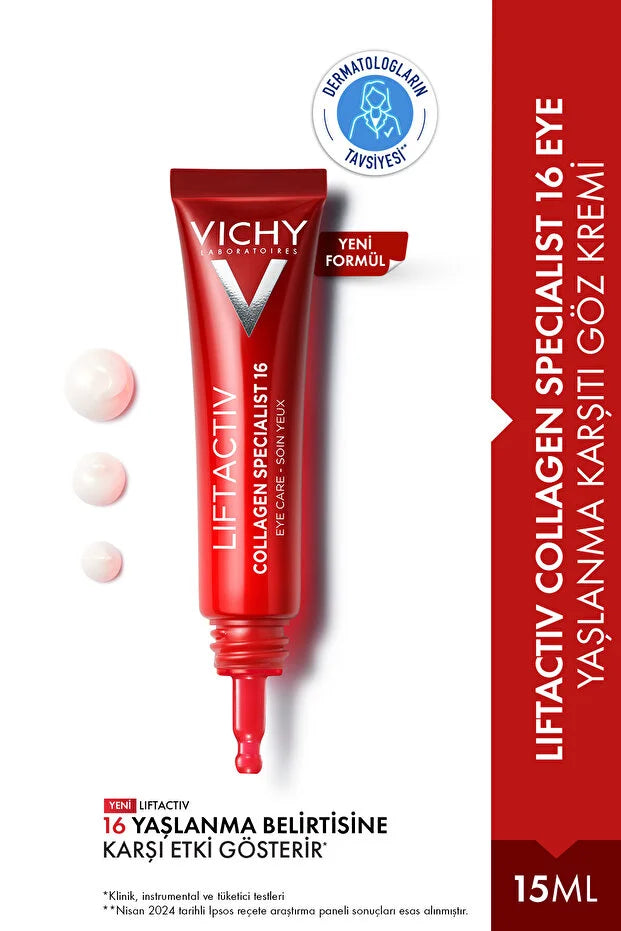 Vichy Liftactiv Collagen Specialist 16 Göz Kremi 15 ml