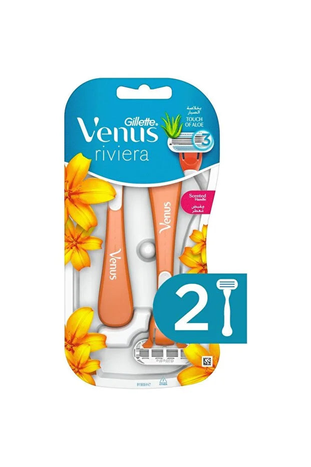 Gillette Venus Riviera Kullan At Kadın Tıraş Bıçağı 2'li