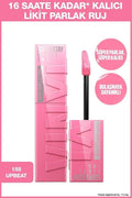 Maybelline New York Super Stay Vinyl Ink Uzun Süre Kalıcı Likit Parlak Ruj 155 Upbeat
