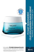 Vichy Mineral 89 Cildi Güçlendiren 72 Saat Nemlendirici Bakım Kremi Normal ve Karma Ciltler 50 ml