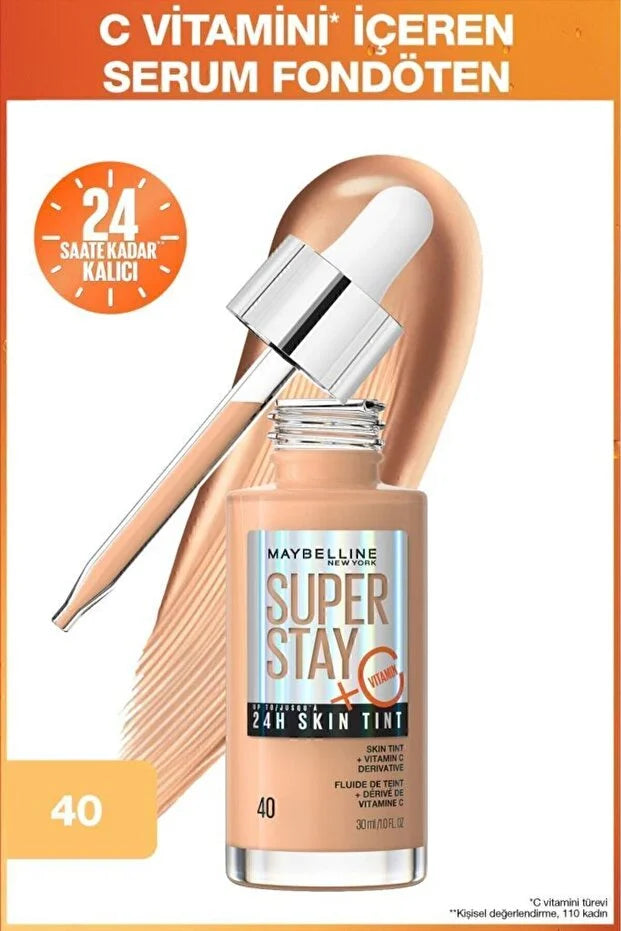 Maybelline New York Super Stay Skin Tint Fondöten - 40