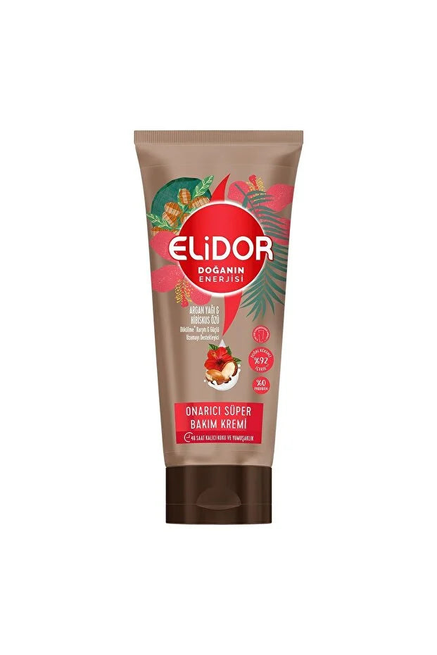 Elidor Doğanın Enerjisi Saç Bakım Kremi Argan Yağı ve Hibiskus Özü 170 ml