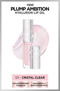 Loreal Paris Plump Ambition Hyaluron Lip Oil Besleyici ve Nemlendirici Dudak Parlatıcısı - 101 Cristal Clear