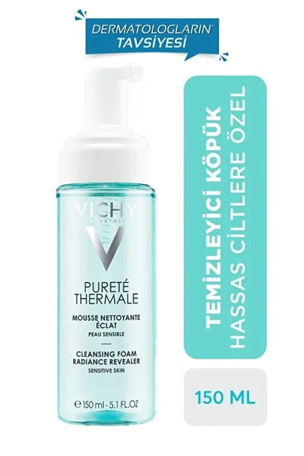 Vichy Purete Thermale Eau Moussante Yüz Temizleme Köpüğü 150 ml