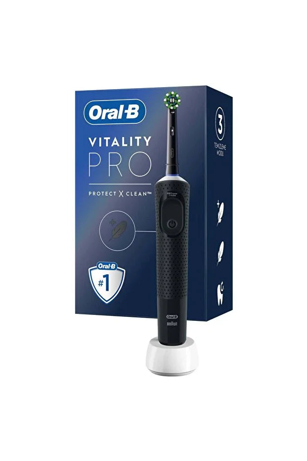 Oral-B D103 Vitality Pro Cross Action Şarjlı Diş Fırçası Siyah
