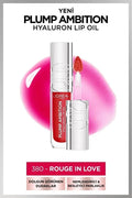 Loreal Paris Plump Ambition Hyaluron Lip Oil Besleyici ve Nemlendirici Dudak Parlatıcısı - 380 Rouge In Love