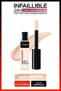 Loreal Paris Infaillible Tüm Yüze Uygulanabilir Kapatıcı 322 Ivory Concealer