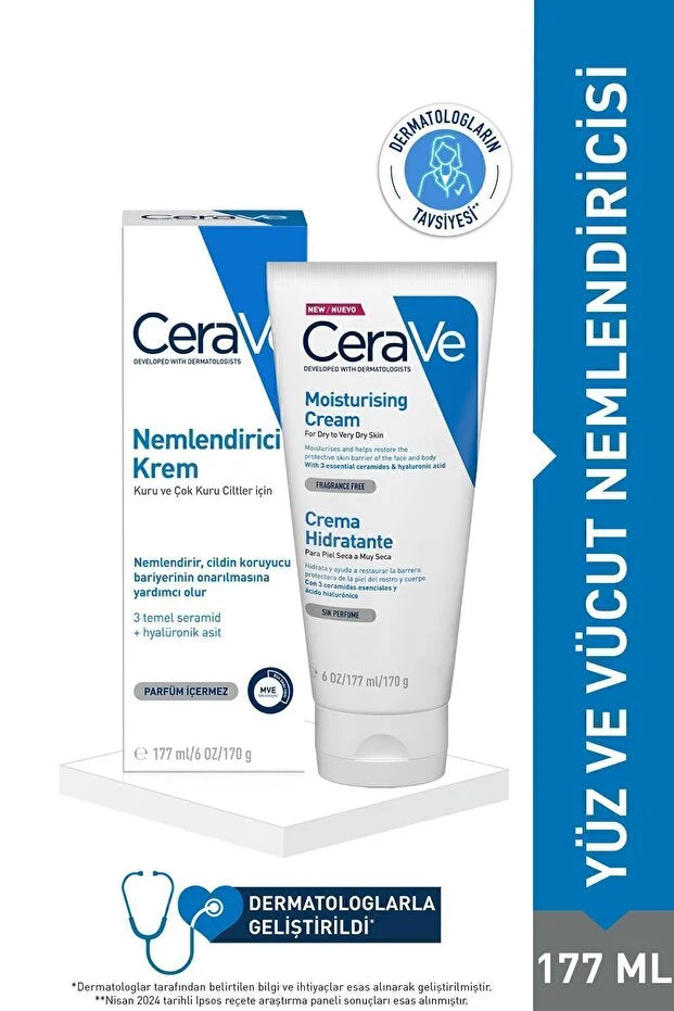 Cerave Nemlendirici Krem Kuru ve Çok Kuru Ciltler 50 ml