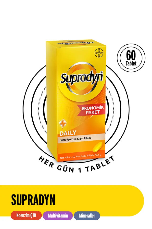 Supradyn Daily Koenzim Q10 60 Film Kaplı Tablet