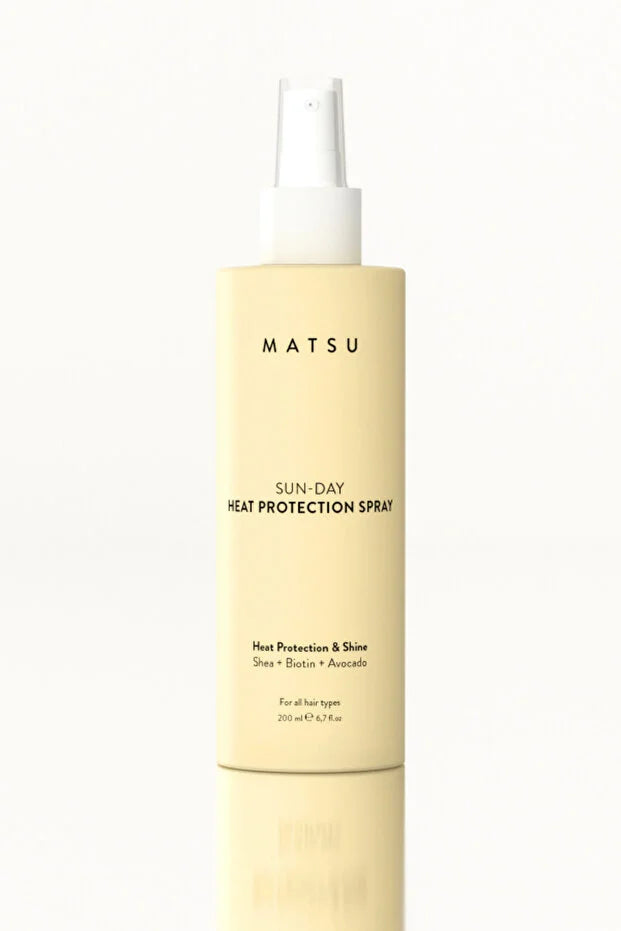 MATSU Sun-Day Isı ve Güneş Koruyucu Saç Spreyi 232°C Isı Koruması 200 ml