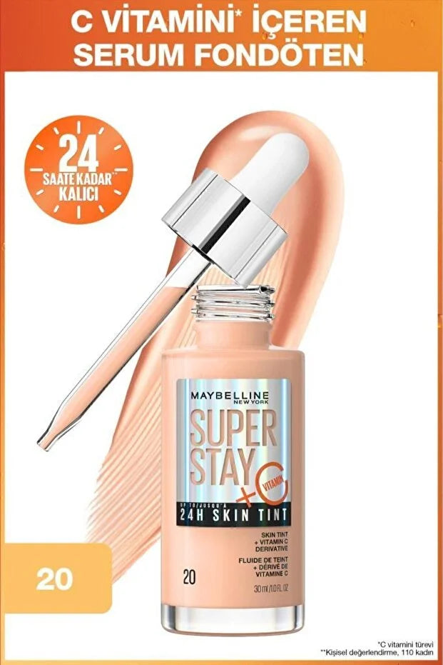 Maybelline New York Super Stay Skin Tint Fondöten - 20