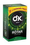 Okey Rötar Geciktiricili Ekonomik 20'li Prezervatif