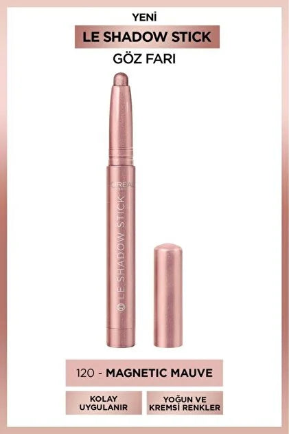 Loreal Paris Le Shadow Stick Göz Farı - 120 Magnetic Mauve